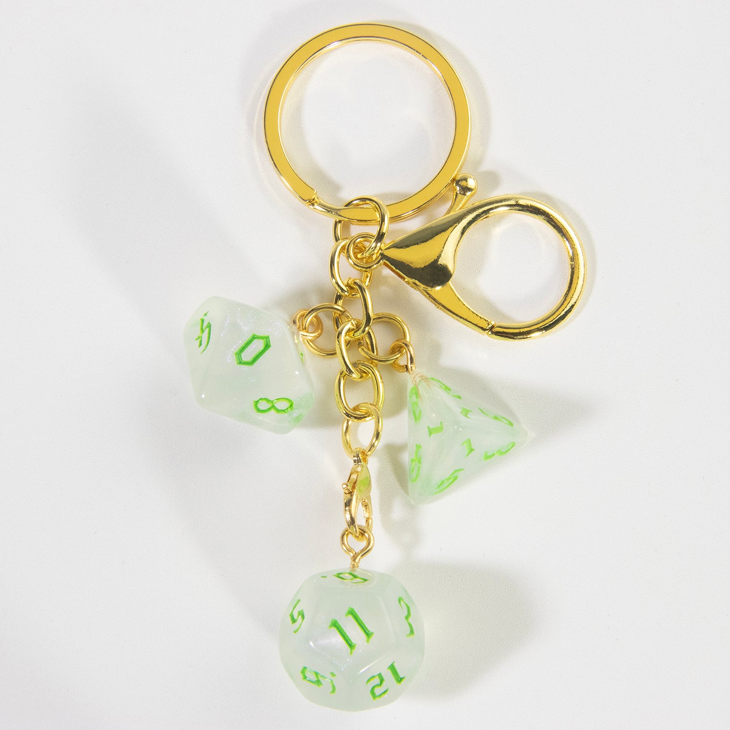Fashion Keyring Dice Ornament Key Chain Pendant Men Kids Toys Gifts