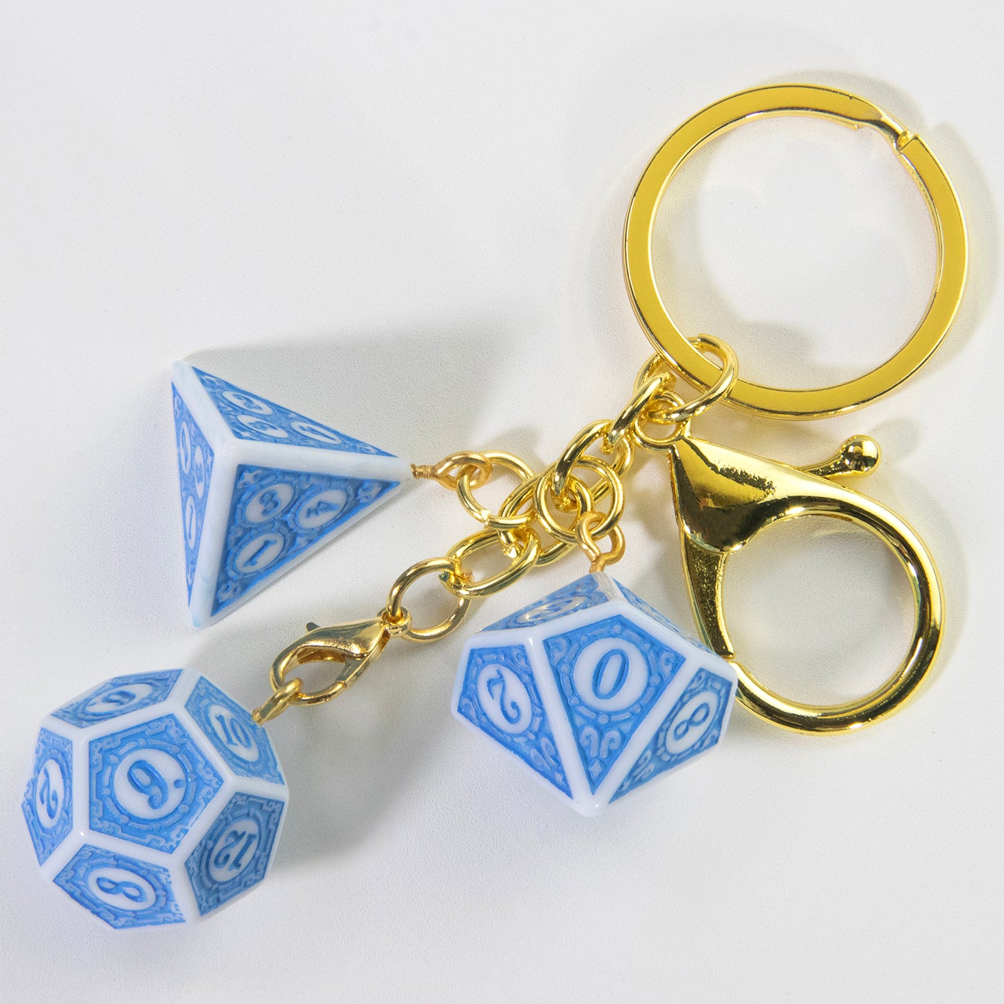3D Fashion Dice Keychain Pendant - Stylish Car Bag Pouch Accessories for Men Women