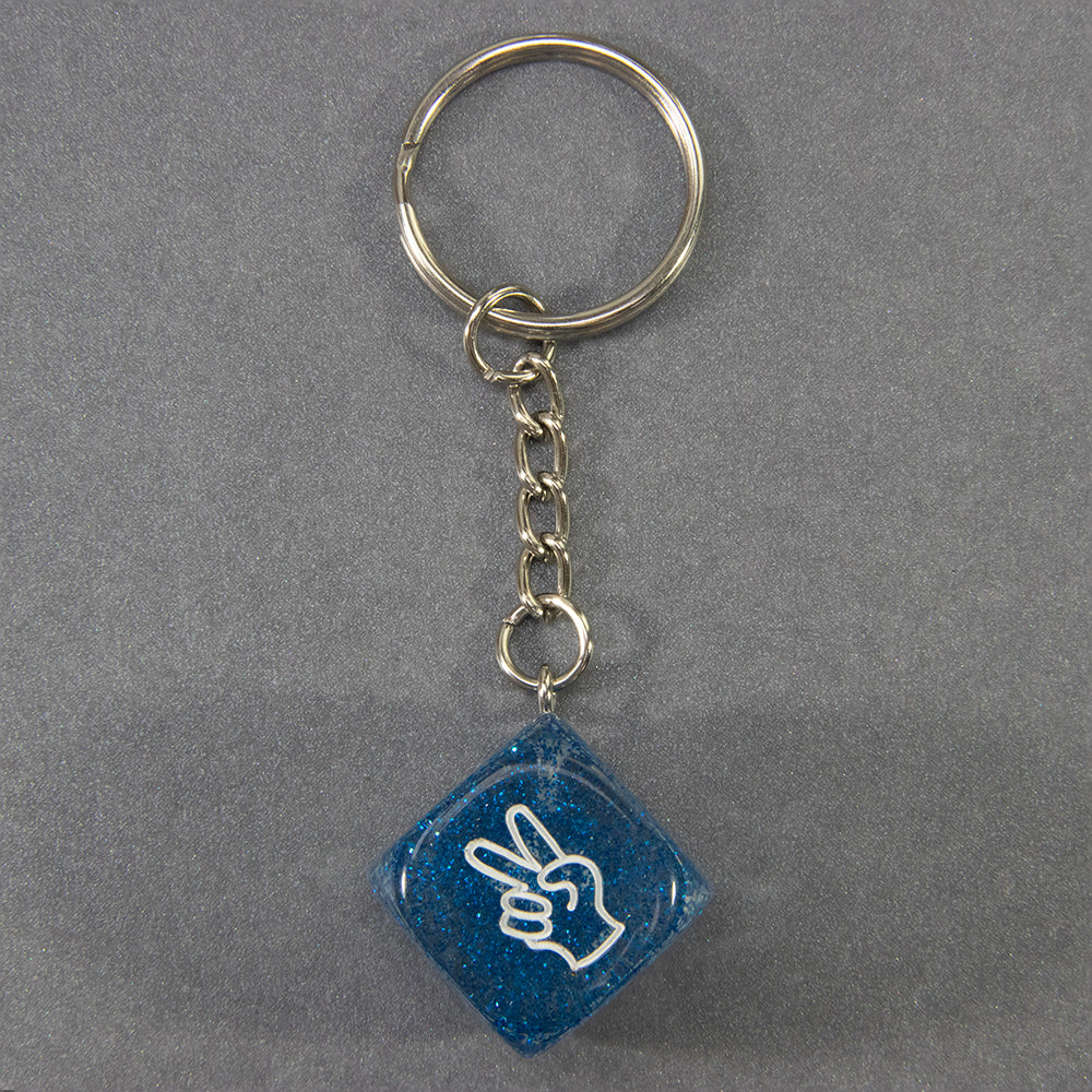 Game Souvenirs Dice Keychain Kid Gift Key Holder for Handbag, Phone Fine Pendant Accessories