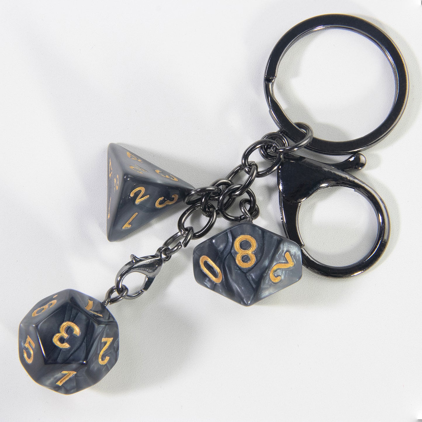 Dice Keychain Keyring Table Game Key Chain for Bag Pendant Game Dice