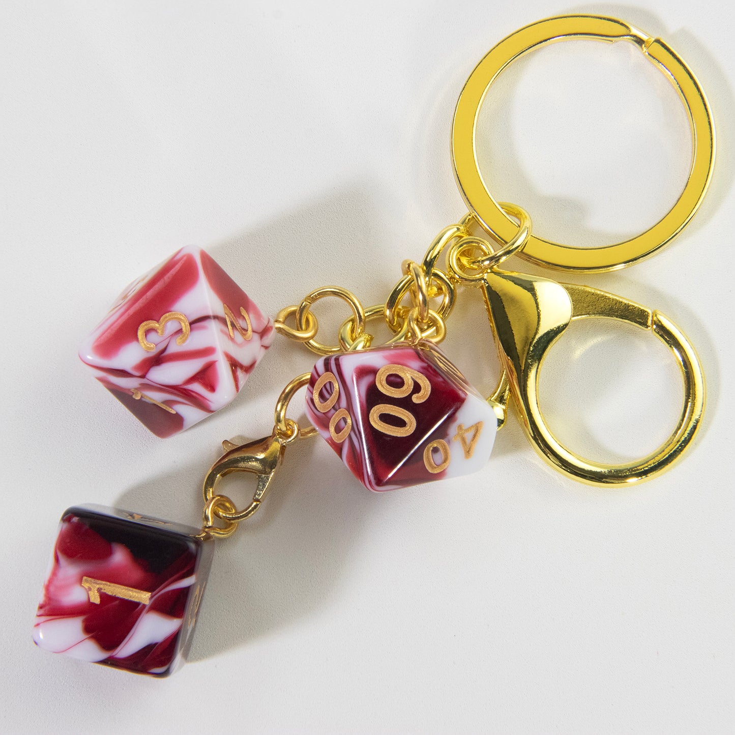 Unique Dice Keychains for Backpack Decoration and Table Games Souvenirs