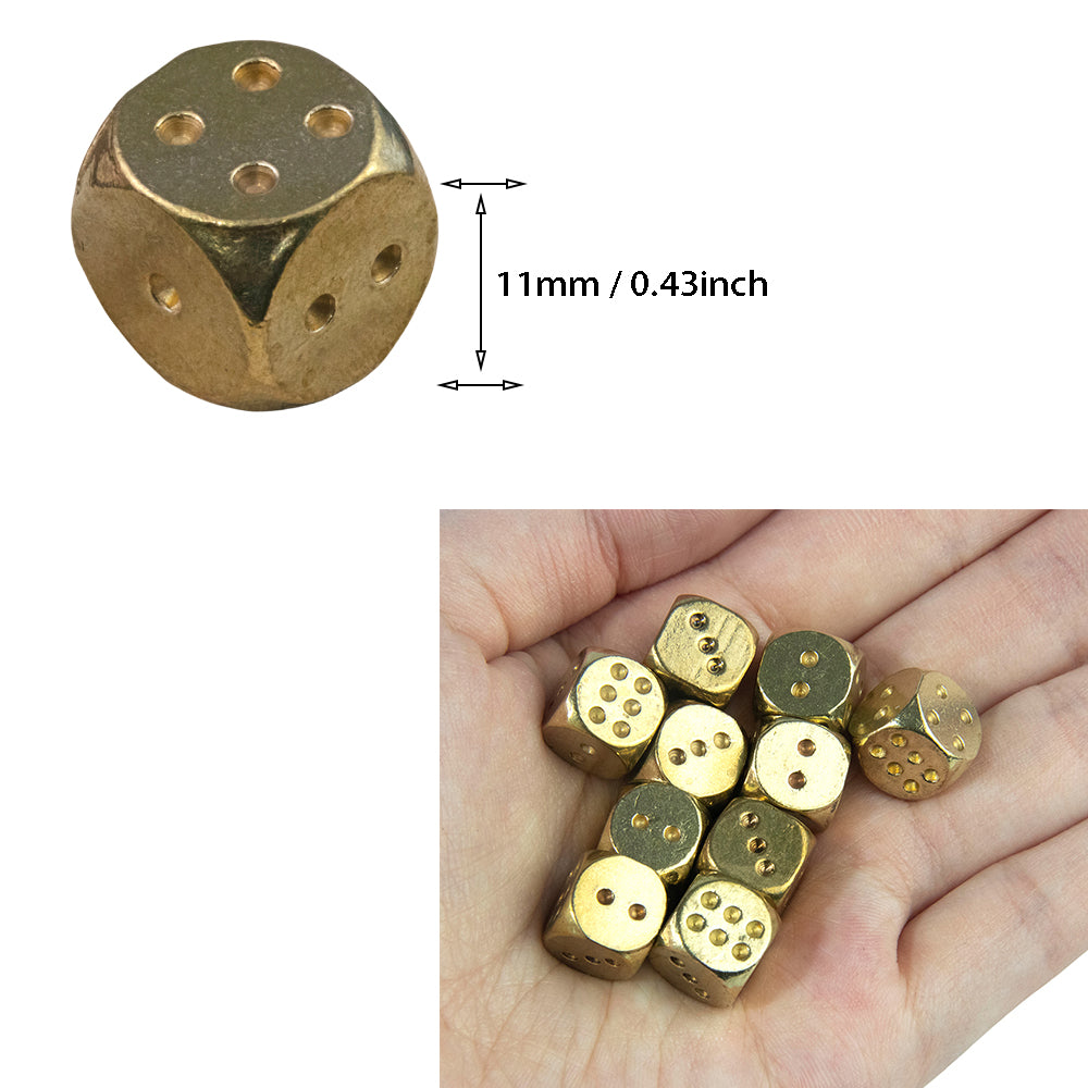 Metal Dice 6 Sided Dice Mini D6 Game Dice for Club Bar Party Entertainment & Leisure Games