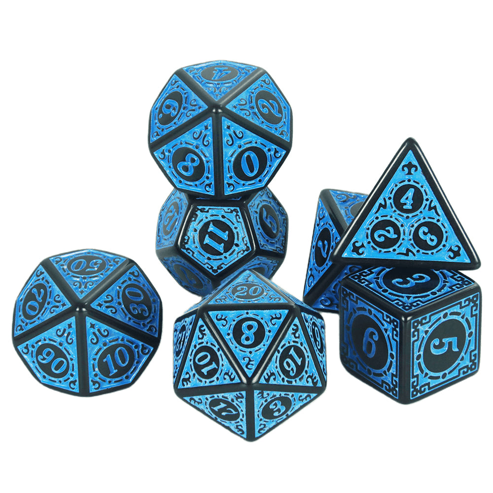 7pcs DND Dice Polyhedral Dices Role Playing DND TRPG Board Game Dice As Gift Entertainment Accessories