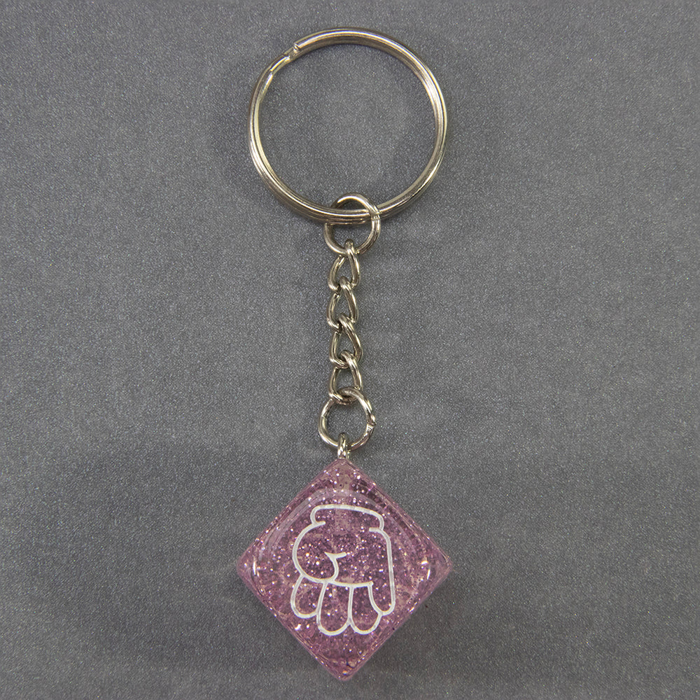 Game Souvenirs Dice Keychain Kid Gift Key Holder for Handbag, Phone Fine Pendant Accessories