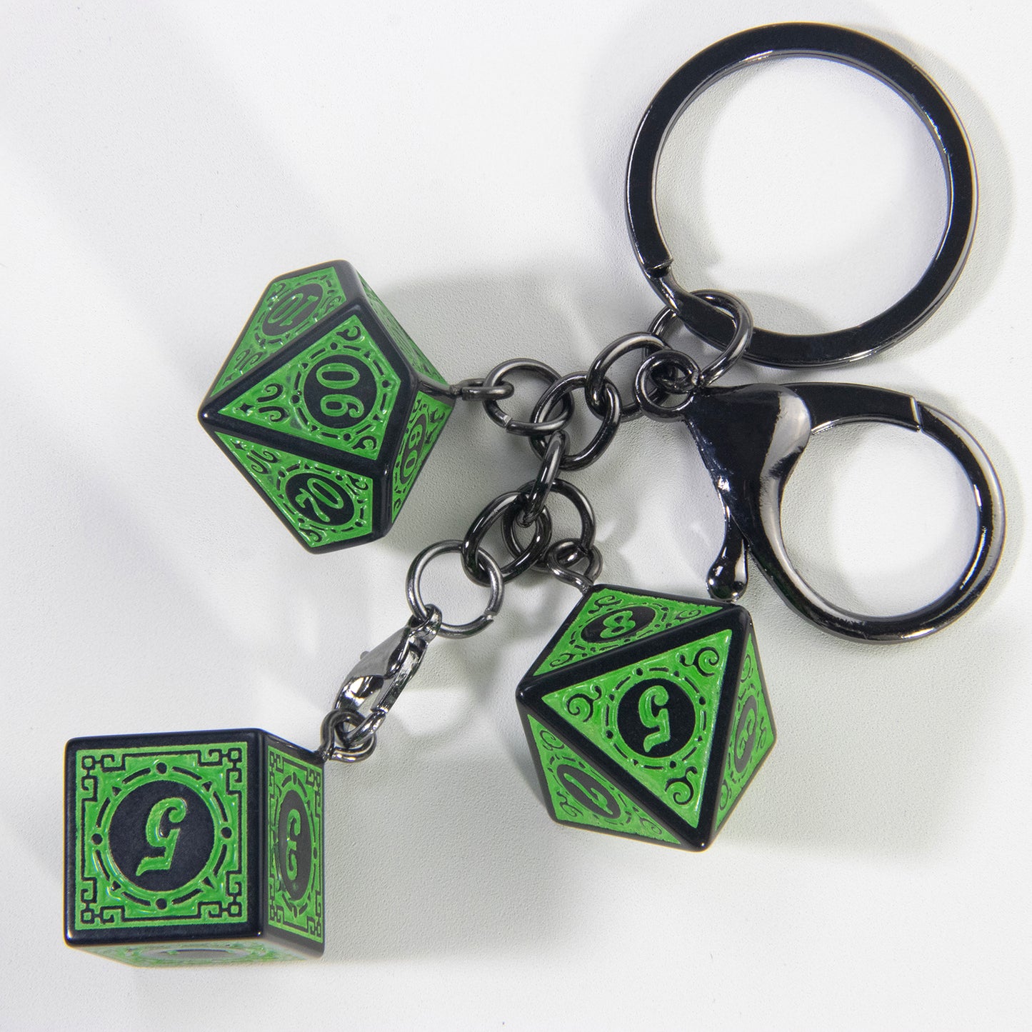 3D Fashion Dice Keychain Pendant - Stylish Car Bag Pouch Accessories for Men Women