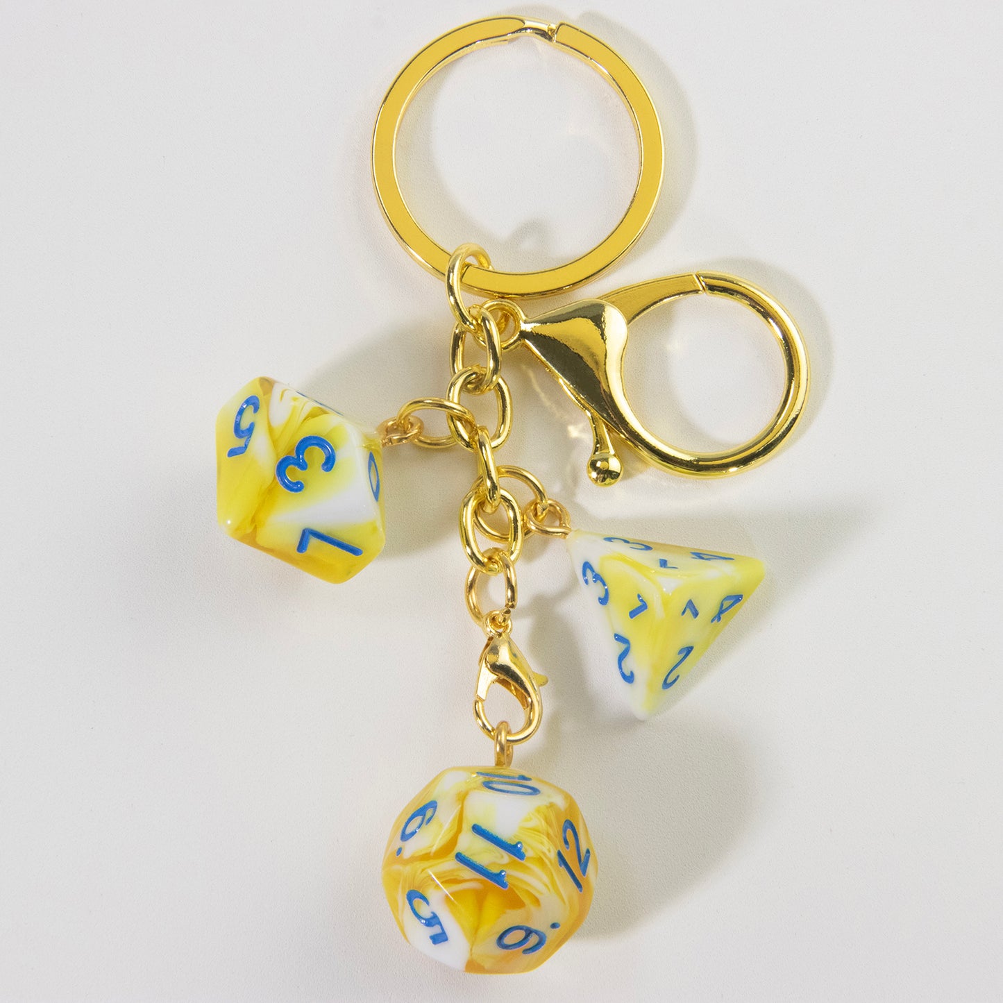 Unique Dice Keychains for Backpack Decoration and Table Games Souvenirs