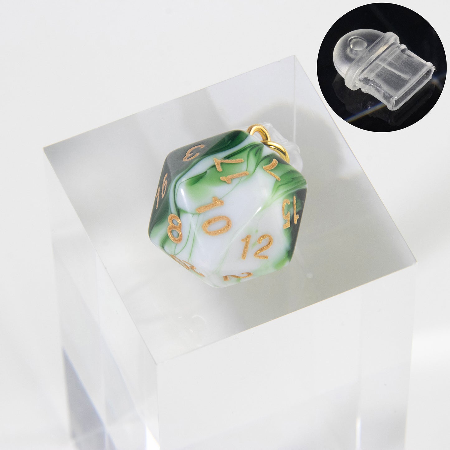 Phone Dust Plug with Acrylic Dice Charm Dust Protection Stopper for iphone Type-C Phone Charge Port