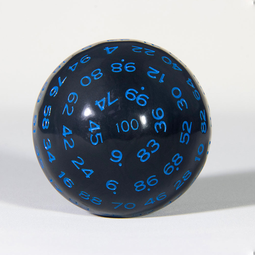 Multi-sided D100 Dice Polyhedral Acrylic 100 Sided Dices with Bag for Role Playing Table Games Party
