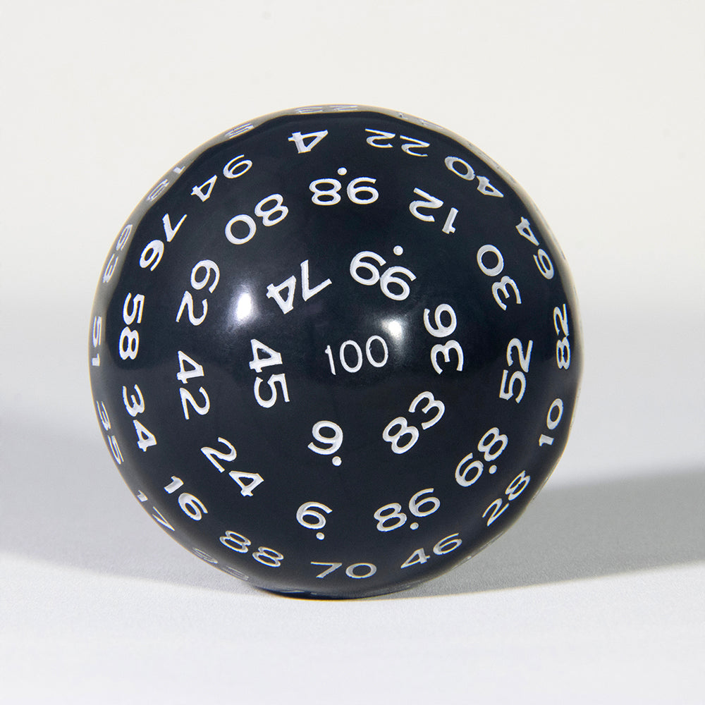 Multi-sided D100 Dice Polyhedral Acrylic 100 Sided Dices with Bag for Role Playing Table Games Party