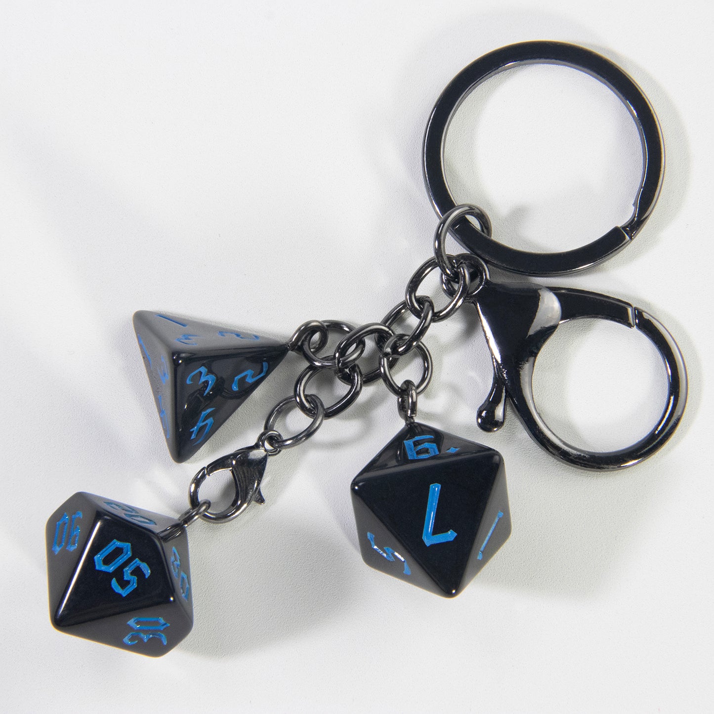 Board Game Key Chain Souvenir with Dice Charm for Backpack Car Key Decoration Pendant, As Gift for Table Game Lovers