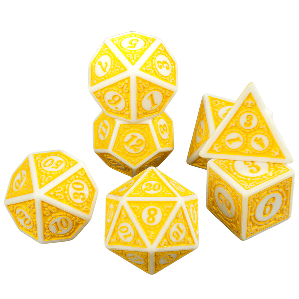 DND Polyhedral Dice Set 7pcs D4 D6 D8 D10 D12 D20 Game Dice for DND RPG Role Playing Table Games