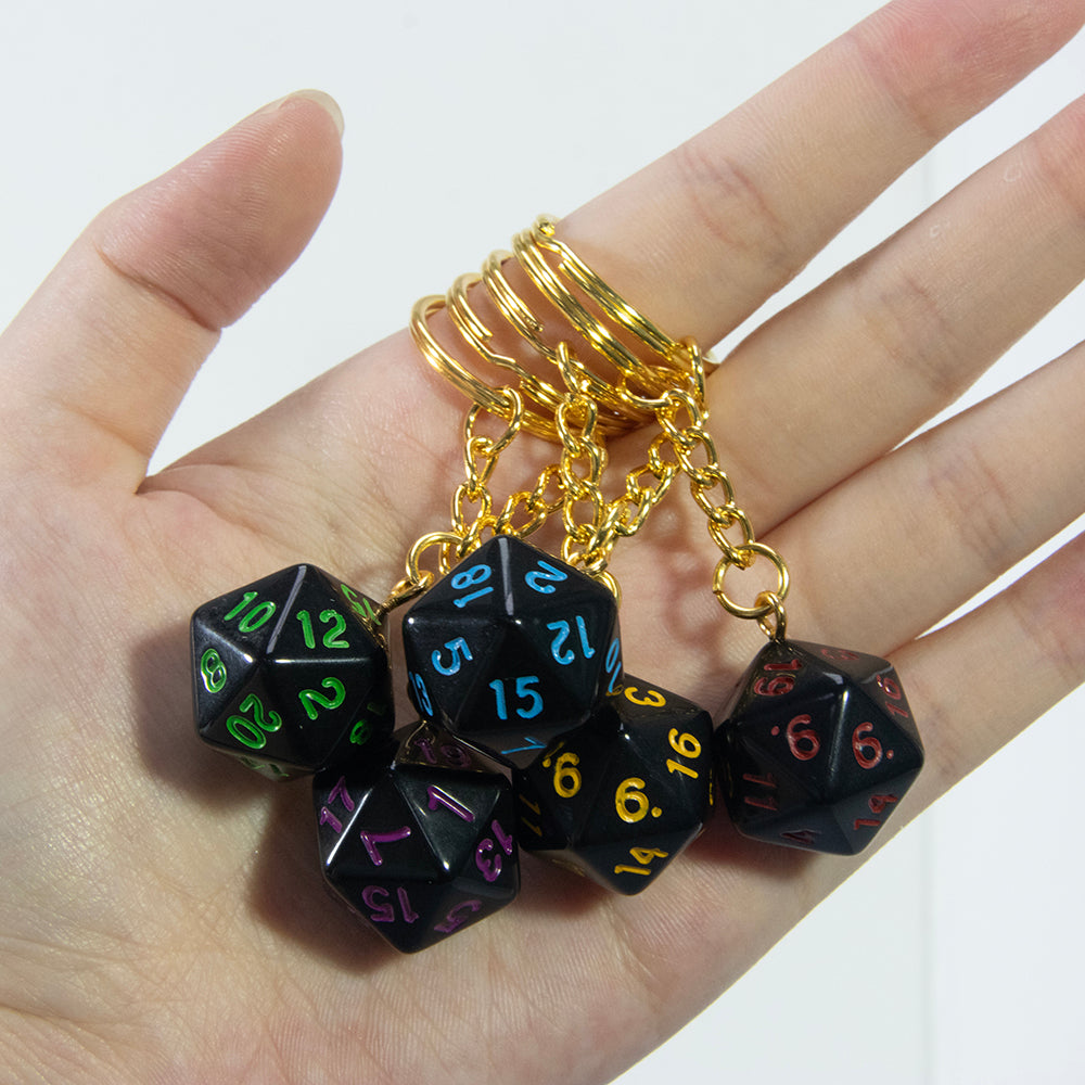 Fashion Dice Keychain Bag Purse Wallet Cellphone or Car Pendant for Men Women