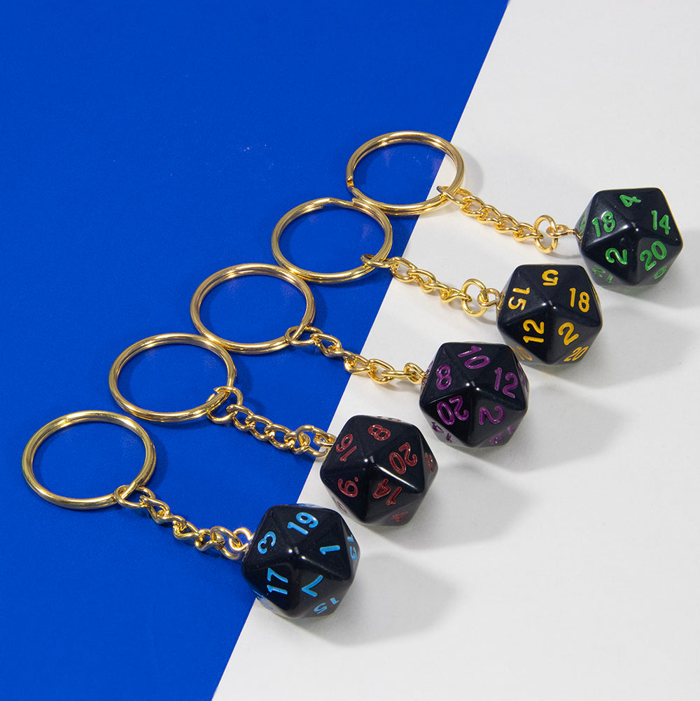 Fashion Dice Keychain Bag Purse Wallet Cellphone or Car Pendant for Men Women
