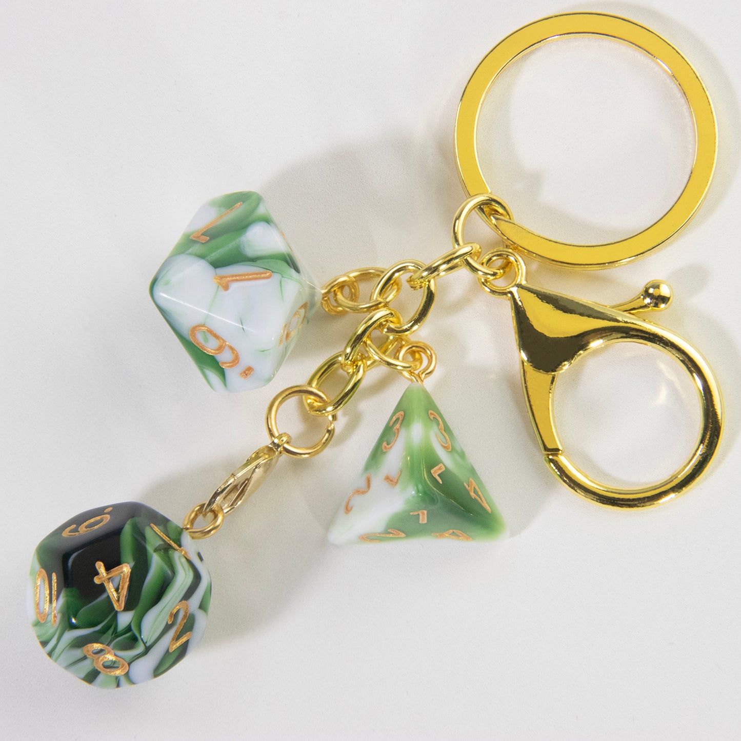 Unique Dice Keychains for Backpack Decoration and Table Games Souvenirs