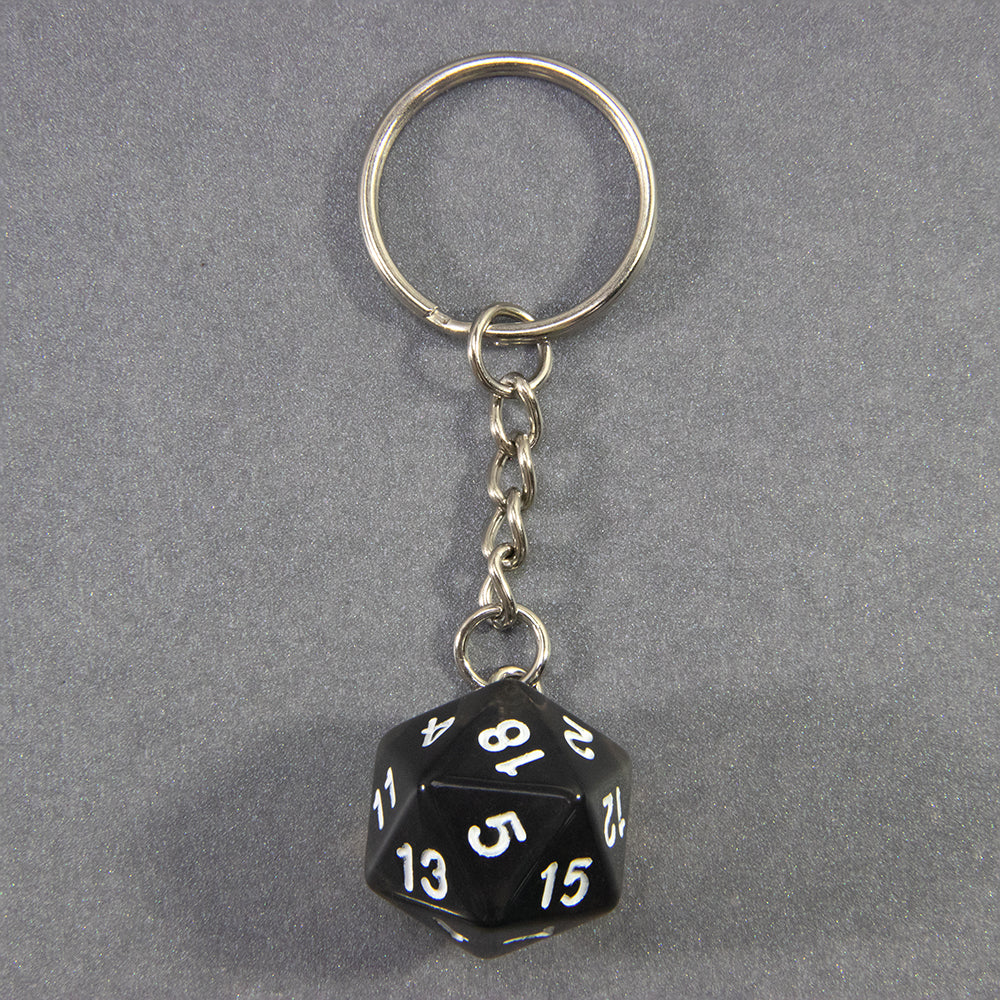 Candy Colored Keychain Board Game Souvenirs Kid Gift Keychain Handbag Table Game Lucky D20 Dice Keychain