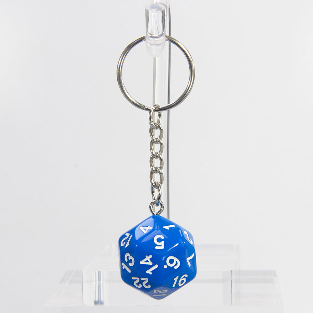 Dice Pendant Keychain Game Souvenirs D30 Dice Keyholder for Men Women Bag