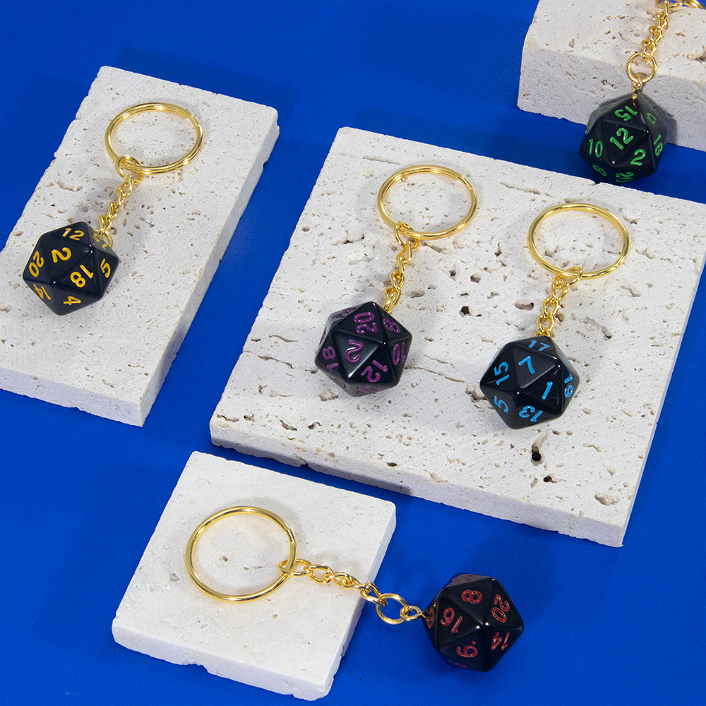 Fashion Dice Keychain Bag Purse Wallet Cellphone or Car Pendant for Men Women