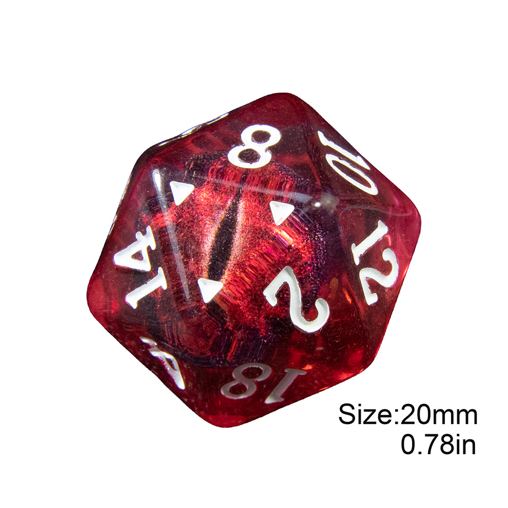 Polyhedral Dice Dragon Eye D20 Dice for Creative Role Playing Dice Compatible with Pub Club Party Table Games