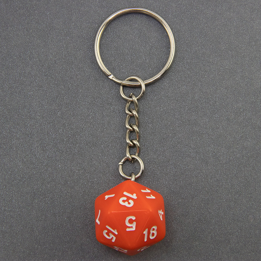 Dice Keychain Creative Gift Keyring for Bag Pendant Game Dice Keychain
