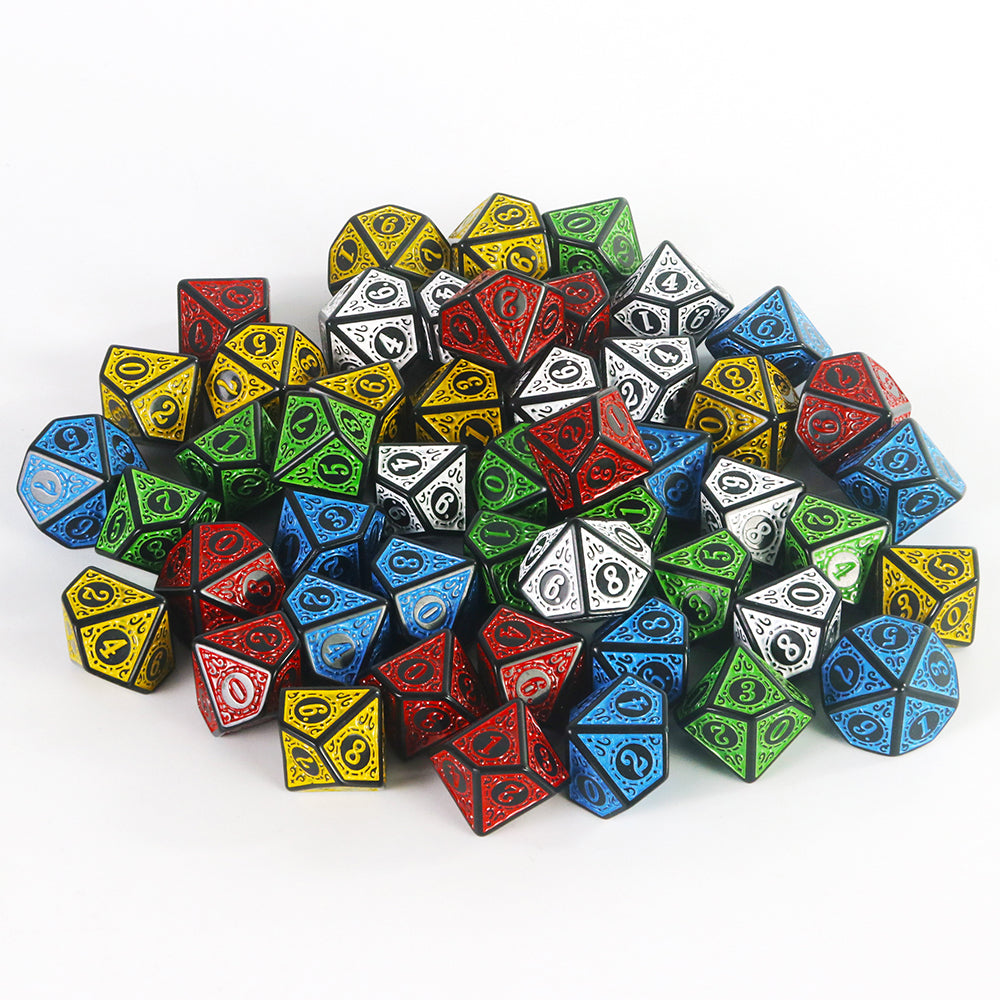 10pcs D10 Dice DND Polyhedral 10 Sided Dice Digital 0-9 Game Dice for TRPG RPG Table Game Board Gaming