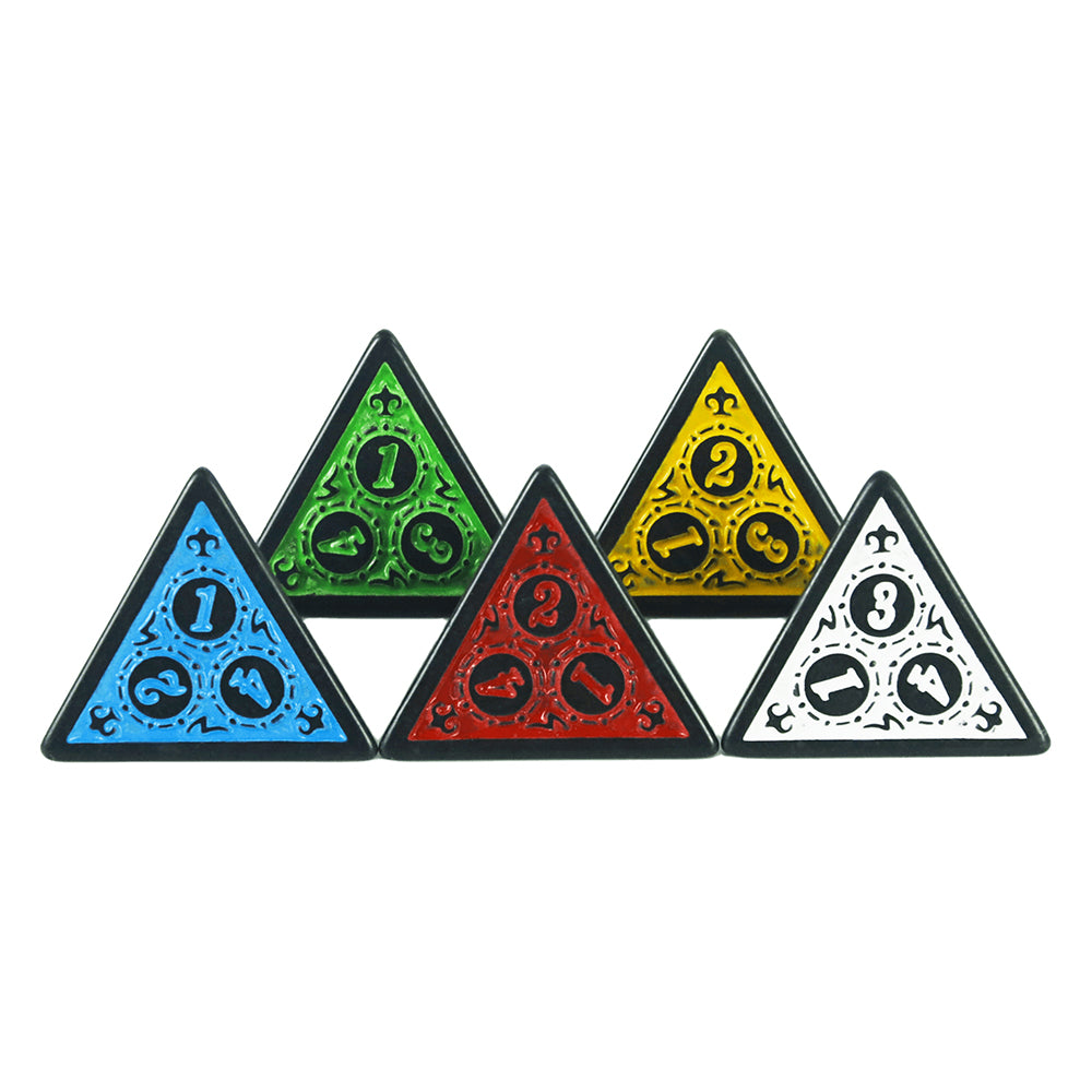 D4 Dice Set 10pcs 4 Sided Polyhedral Dice for Board Game DND TRPG