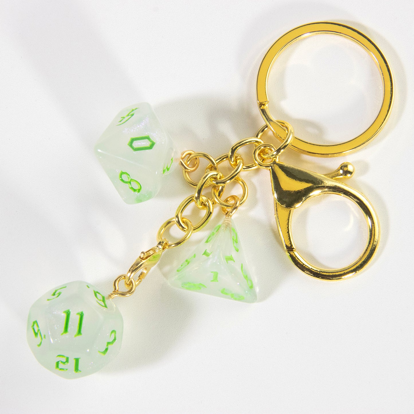 Fashion Keyring Dice Ornament Key Chain Pendant Men Kids Toys Gifts