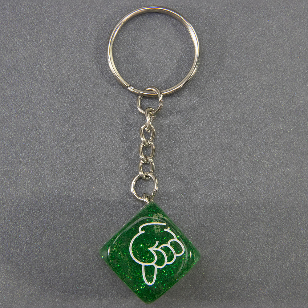 Game Souvenirs Dice Keychain Kid Gift Key Holder for Handbag, Phone Fine Pendant Accessories