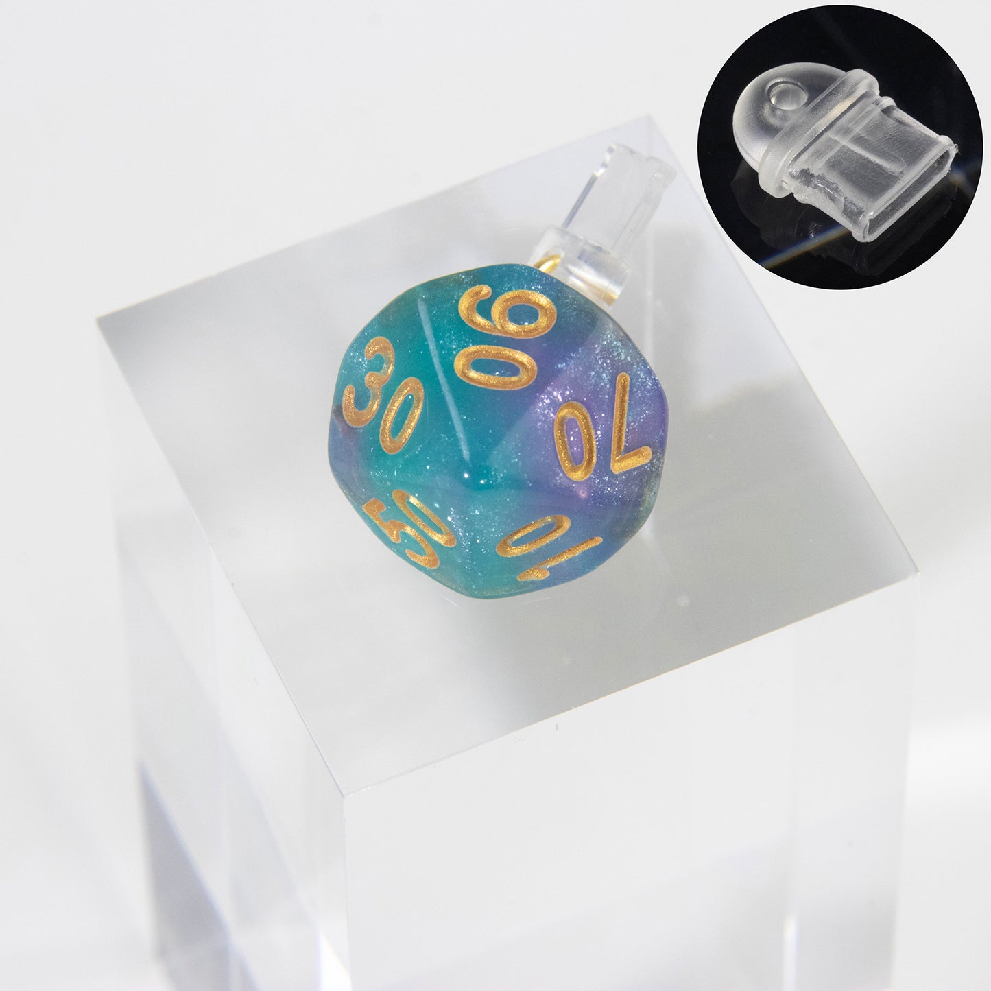PVC Dustplugs with Acrylic Dice Pendant for Android Apple Phones Charging Port Dustproof Protector Dust Plugs