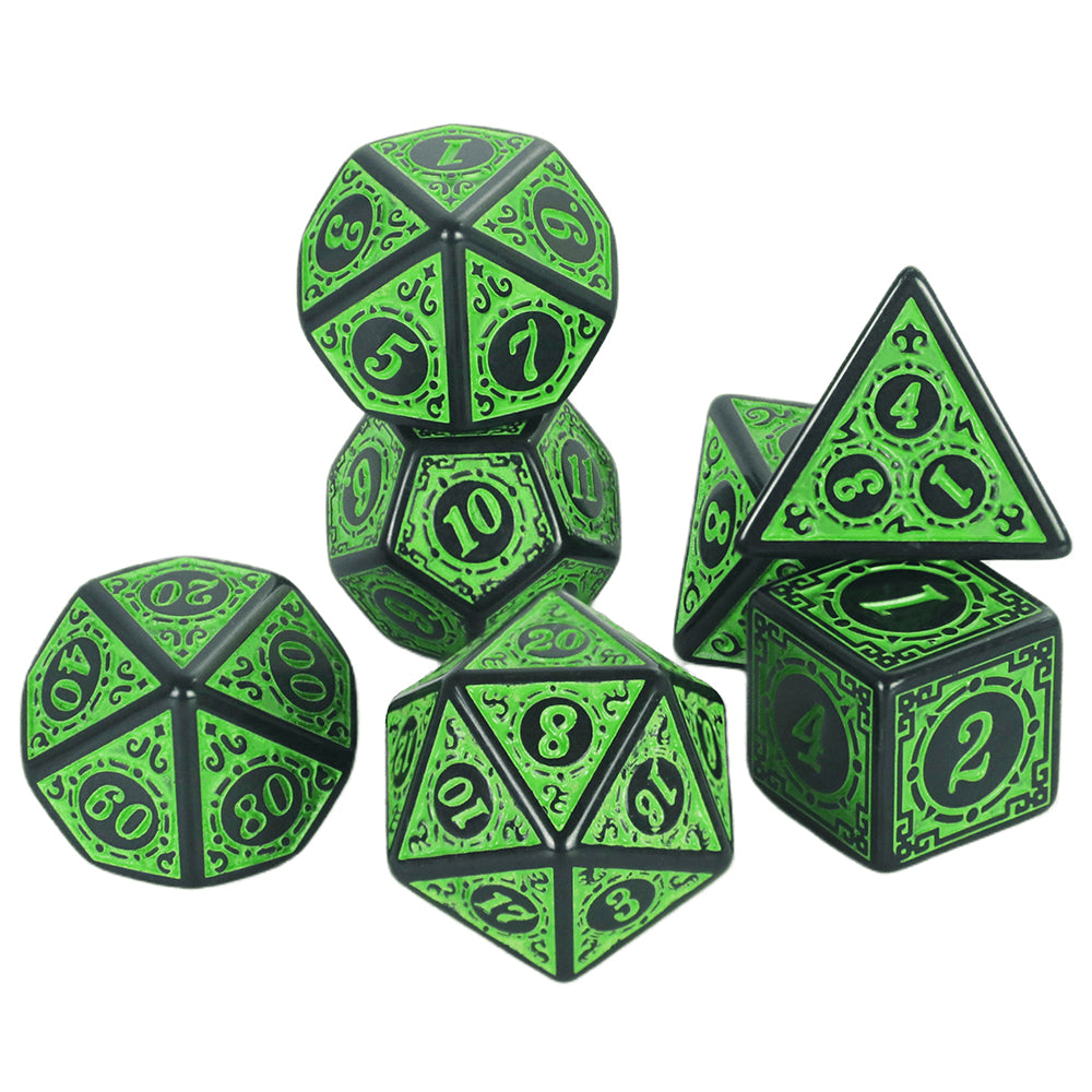 7pcs DND Dice Polyhedral Dices Role Playing DND TRPG Board Game Dice As Gift Entertainment Accessories