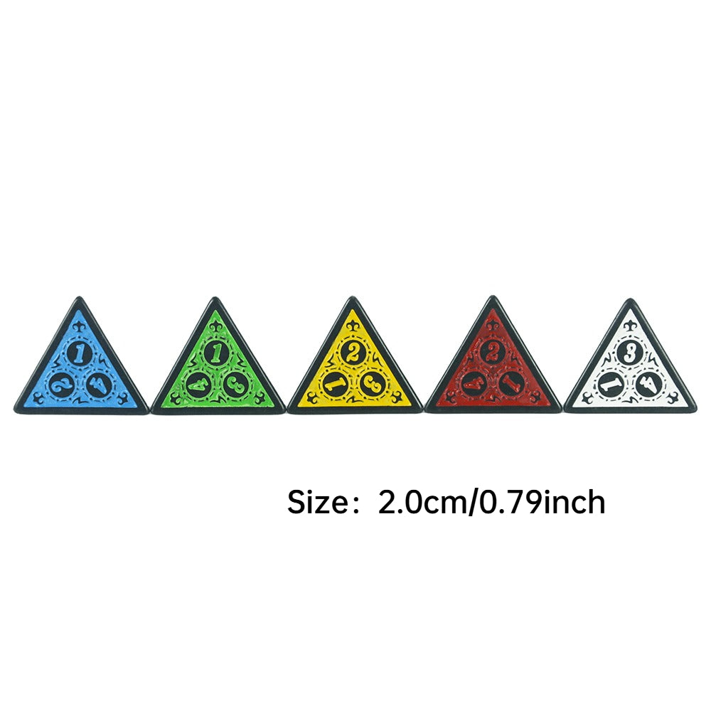 D4 Dice Set 10pcs 4 Sided Polyhedral Dice for Board Game DND TRPG