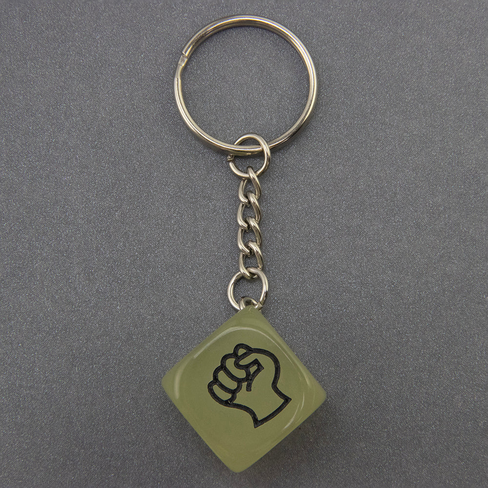 Game Souvenirs Dice Keychain Kid Gift Key Holder for Handbag, Phone Fine Pendant Accessories