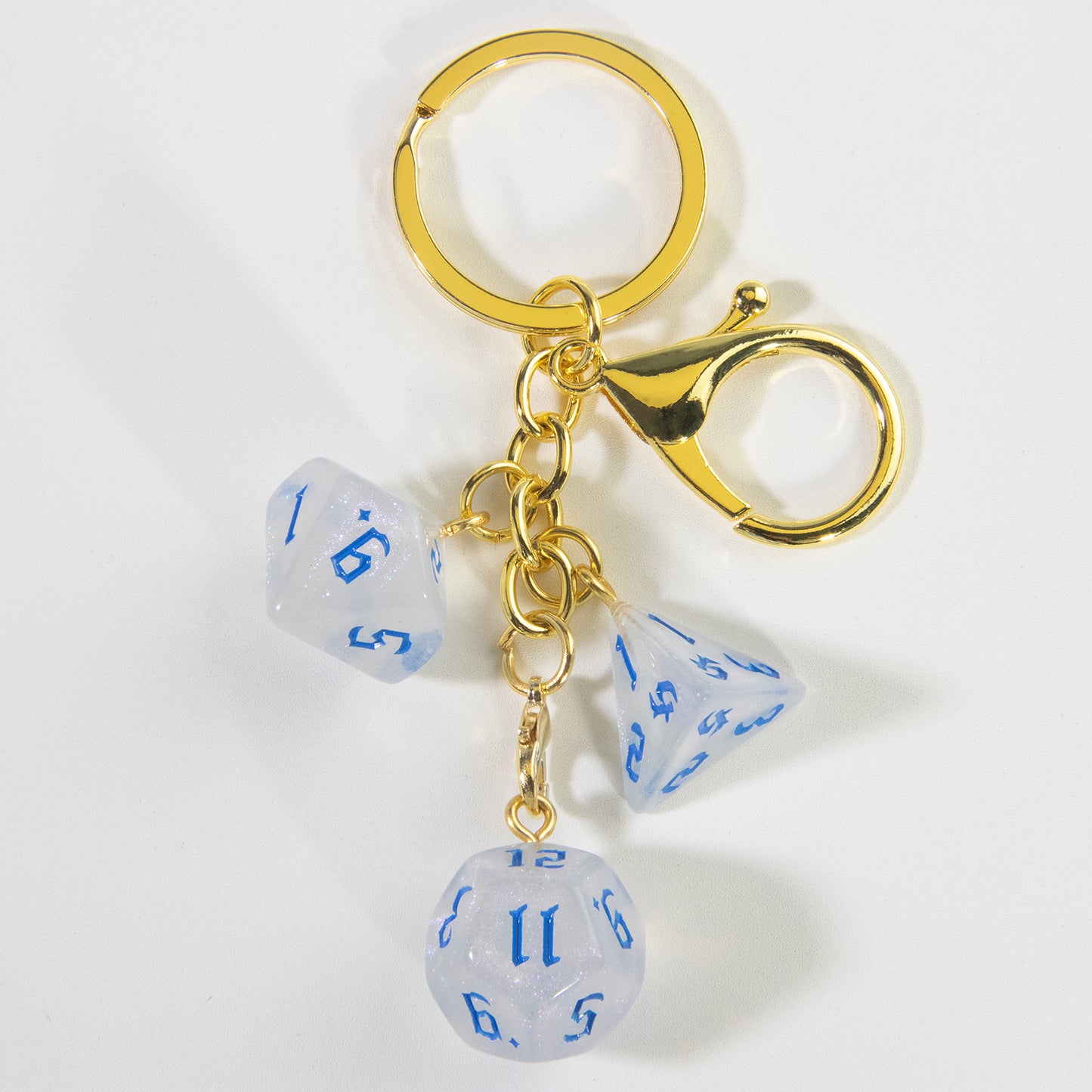 Fashion Keyring Dice Ornament Key Chain Pendant Men Kids Toys Gifts