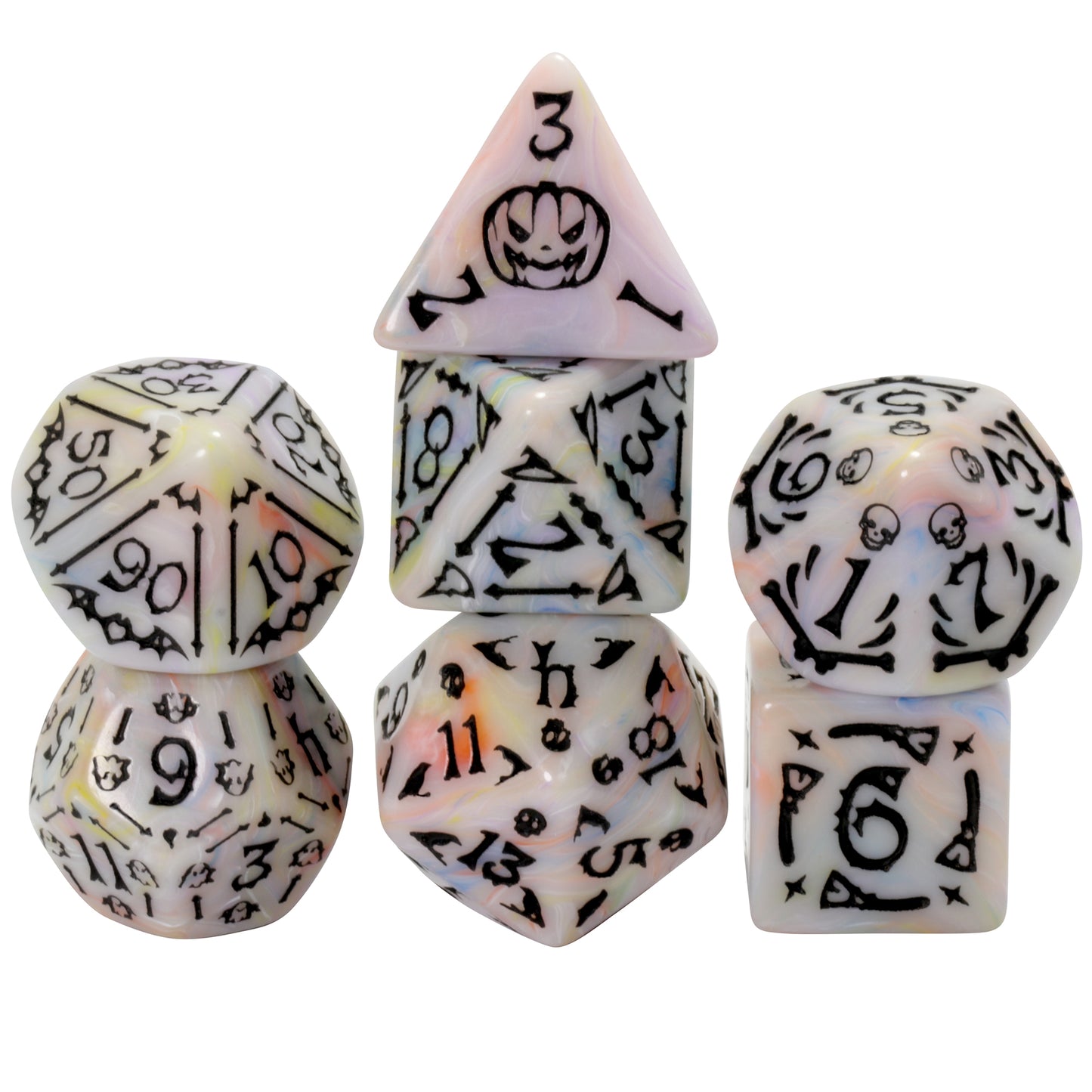 DND Dice Set of 7 Polyhedral Board Game Dice for DND Role Playing Table Games, Perfect Gift for DND Player