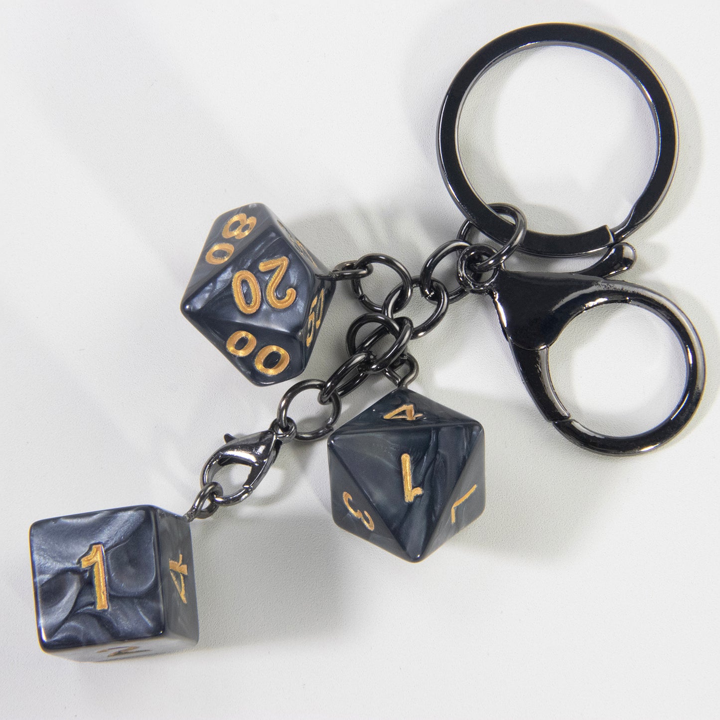 Dice Keychain Keyring Table Game Key Chain for Bag Pendant Game Dice