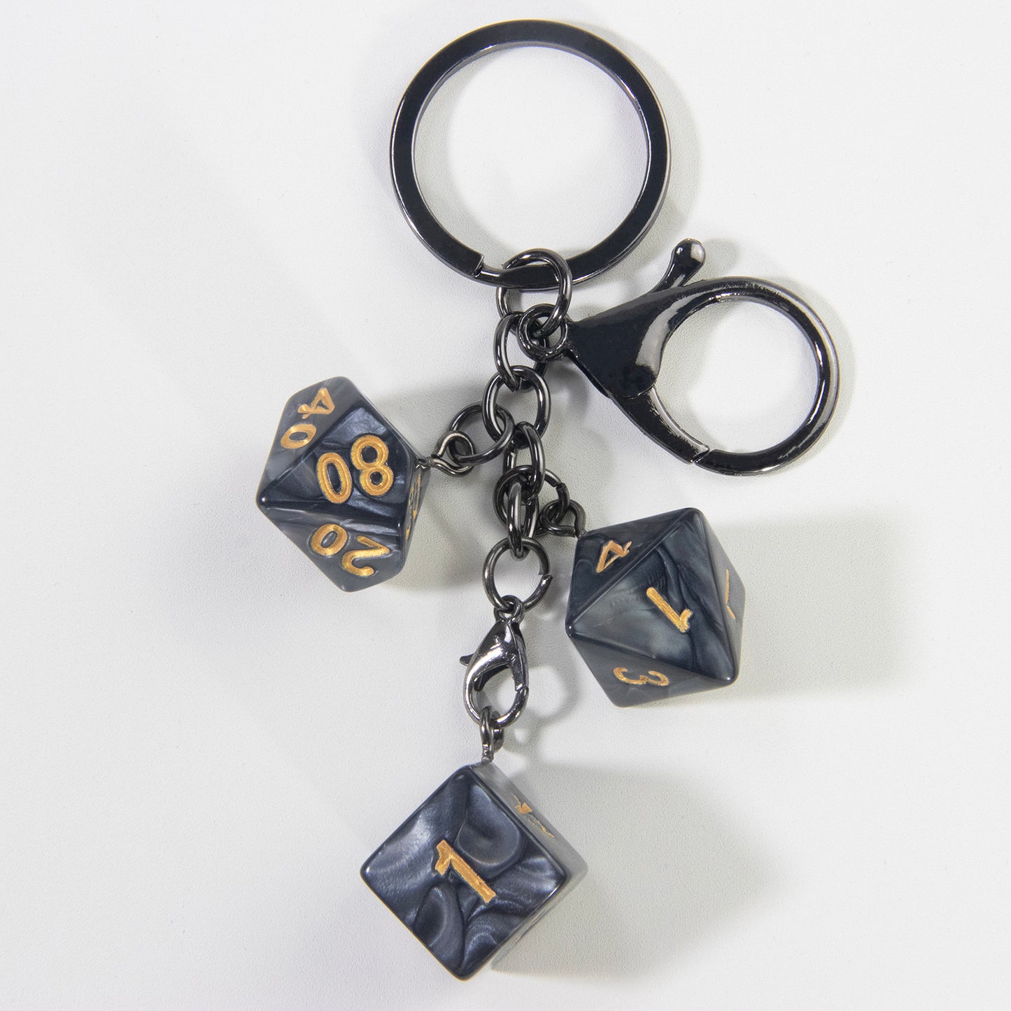 Dice Keychain Keyring Table Game Key Chain for Bag Pendant Game Dice