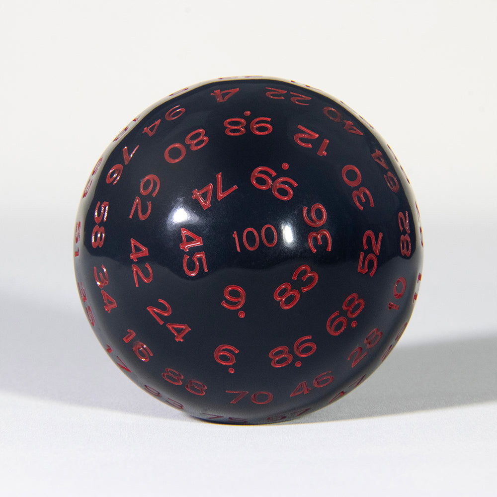 Multi-sided D100 Dice Polyhedral Acrylic 100 Sided Dices with Bag for Role Playing Table Games Party