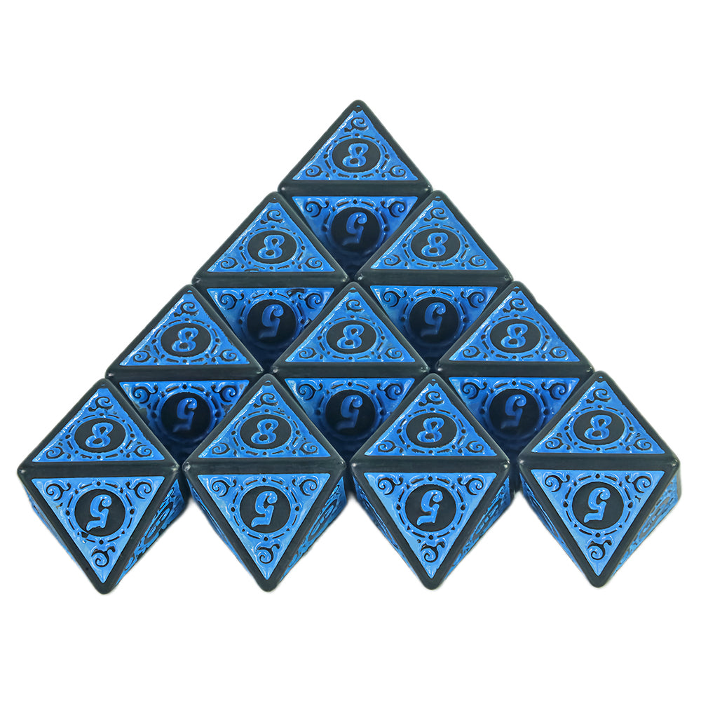 10pcs Polyhedral Dice 8 Sided Dice Set for DND Role Play Game Tabletop Game Accessories