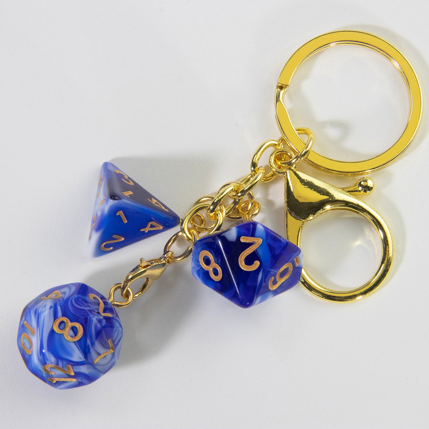 Unique Dice Keychains for Backpack Decoration and Table Games Souvenirs