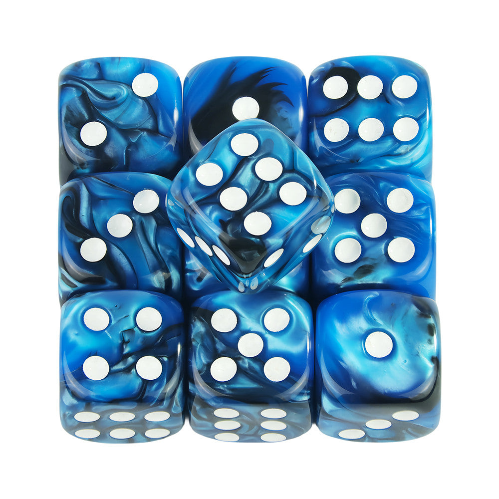 Set of 10pcs 12mm Dice D6 Mixing Color Cube Dice for Board Game, Acrylic Minimalist Game Dice Durable