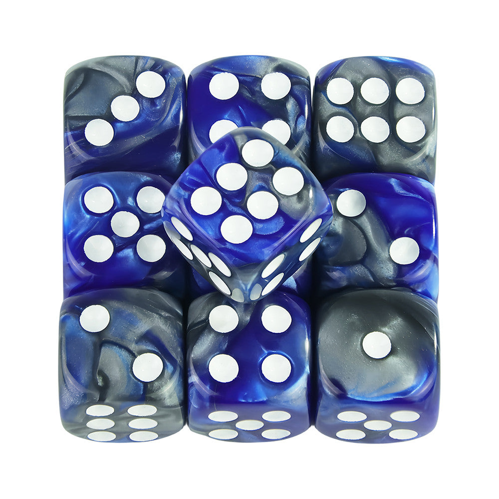 Set of 10pcs 12mm Dice D6 Mixing Color Cube Dice for Board Game, Acrylic Minimalist Game Dice Durable