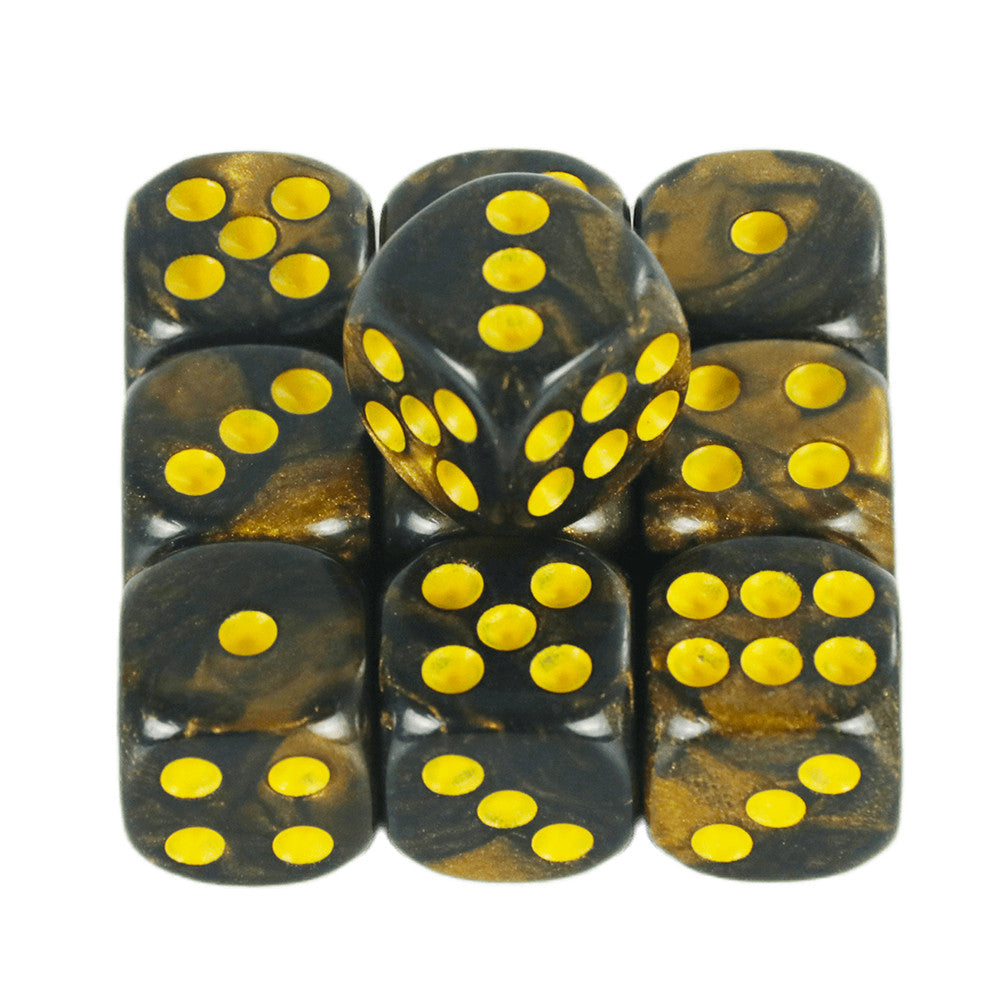Set of 10pcs 12mm Dice D6 Mixing Color Cube Dice for Board Game, Acrylic Minimalist Game Dice Durable