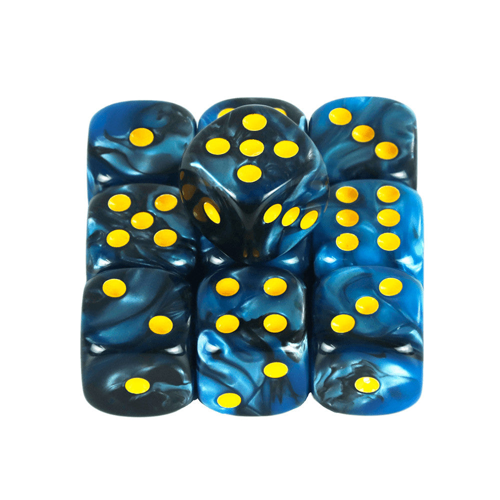 Set of 10pcs 12mm Dice D6 Mixing Color Cube Dice for Board Game, Acrylic Minimalist Game Dice Durable
