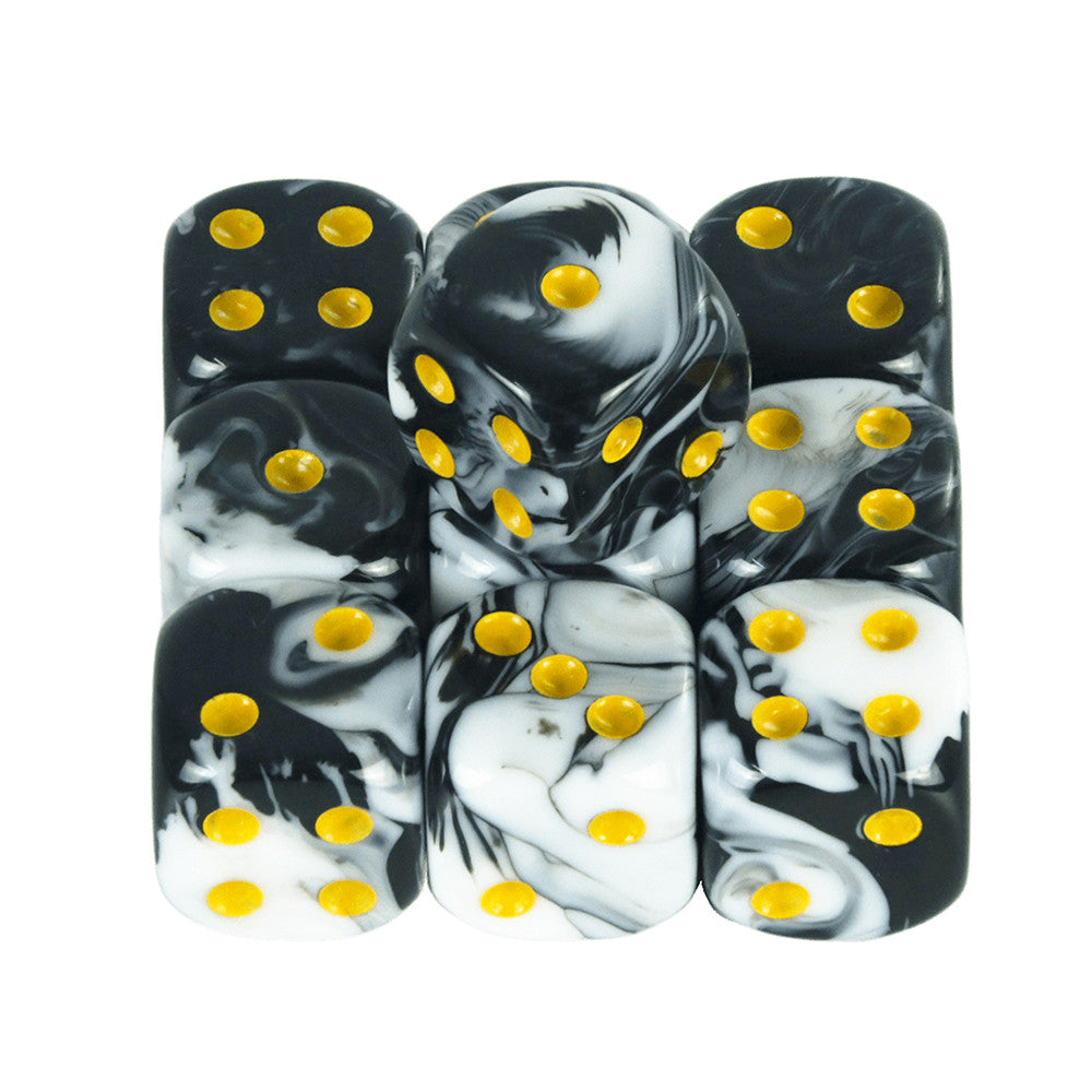Set of 10pcs 12mm Dice D6 Mixing Color Cube Dice for Board Game, Acrylic Minimalist Game Dice Durable